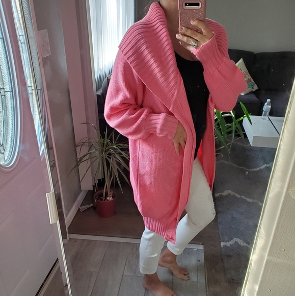 LONG CORAL BUTTON Cardigan 🧚‍♂️🧚‍♂️ - Picture 5 of 6